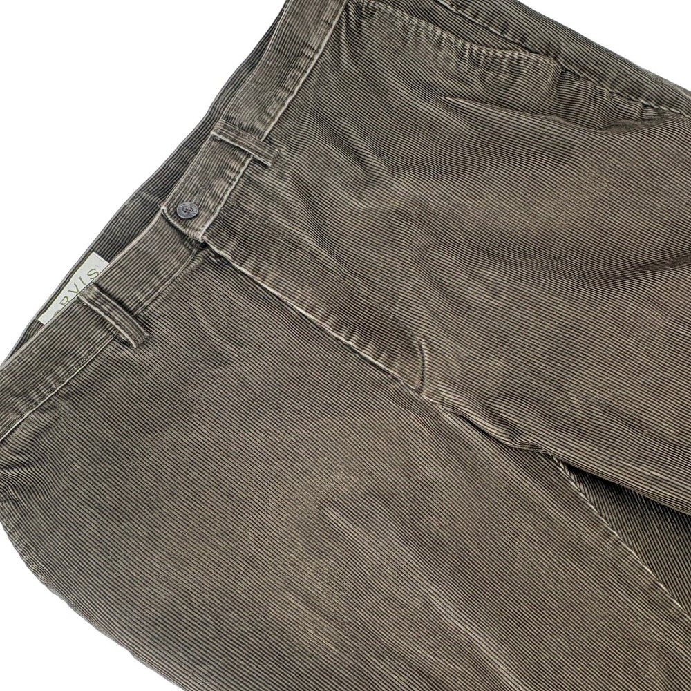 Orvis Corduroy Pants Mens 40 Trousers Brown Cotton Flat Front Straight Leg